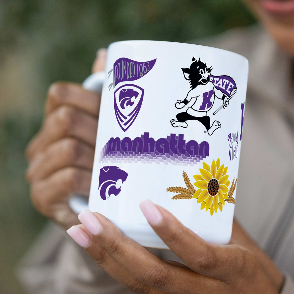 Kansas State 15oz Native Sublimated Mug - Logo Brands - Flyclothing LLC