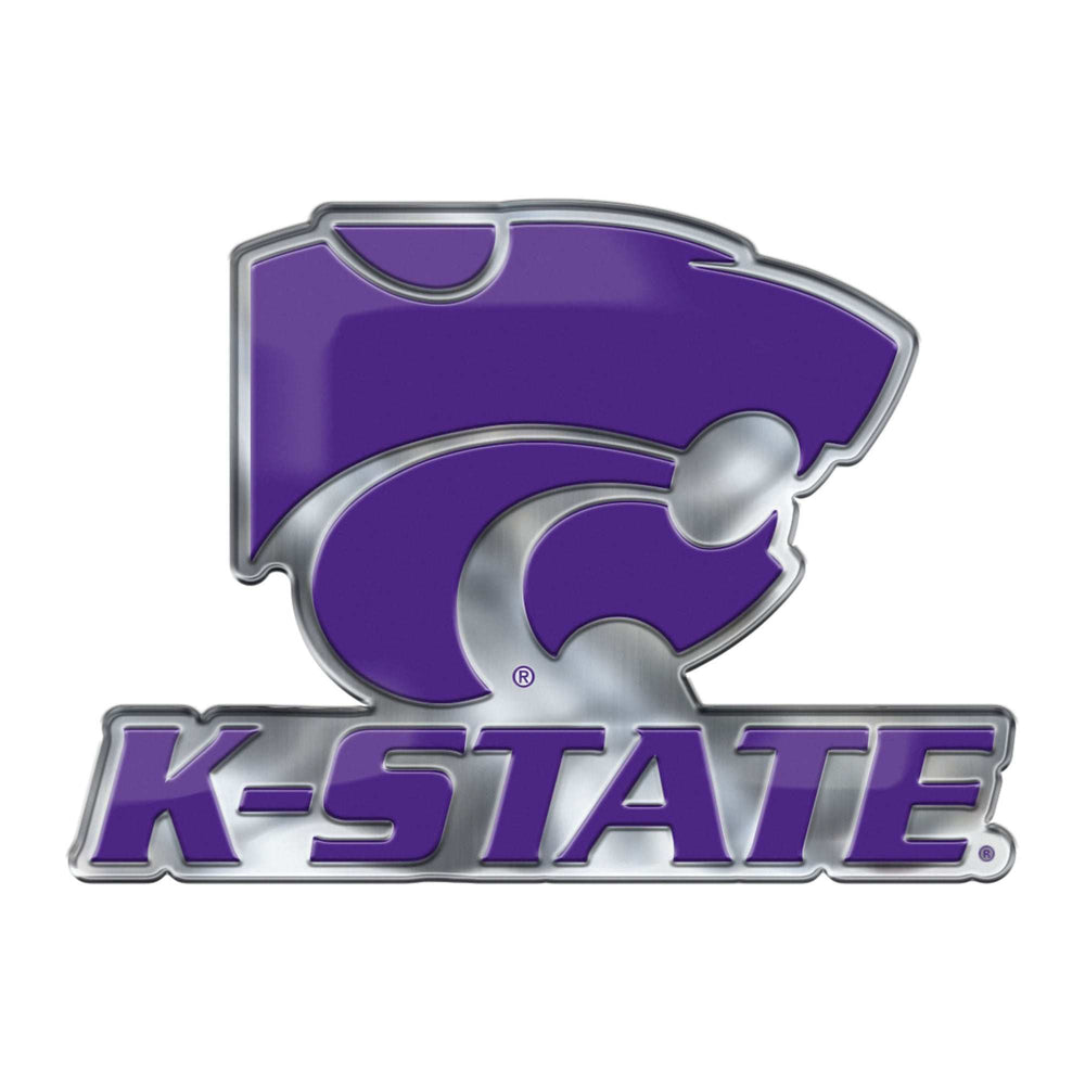Kansas State University Embossed Color Emblem2 - Logo Brands - Flyclothing LLC