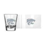 Kansas State 2oz Frost Shot Glass - Logo Brands - Flyclothing LLC