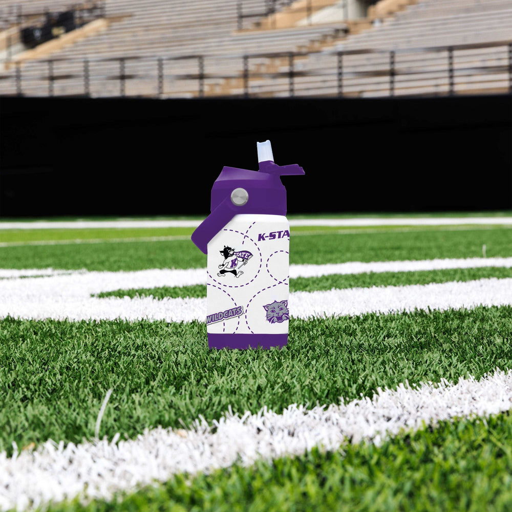 Kansas State 12oz Mascot SS Kids Bottle - Logo Brands - Flyclothing LLC