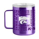 Kansas State 15oz Replay Stainless Steel Mug - Logo Brands - Flyclothing LLC
