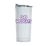 Kansas State 20oz Bubble Iridescent Tumbler - Logo Brands - Flyclothing LLC