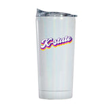 Kansas State 20oz Shadow Iridescent Tumbler - Logo Brands - Flyclothing LLC