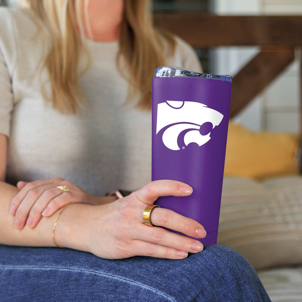 Kansas State 20oz Flipside Powder Coat Tumbler - Logo Brands - Flyclothing LLC