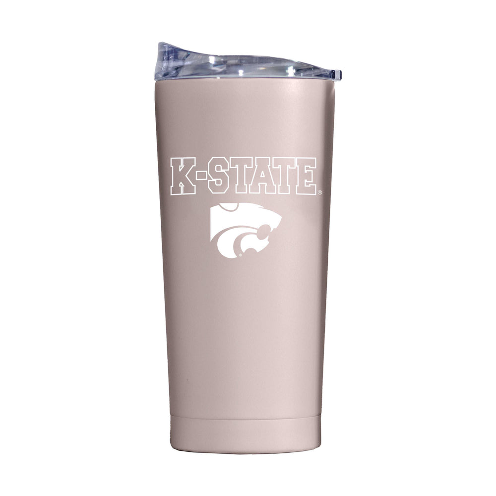 Kansas State 20oz Stencil Powder Coat Tumbler - Logo Brands - Flyclothing LLC