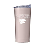 Kansas State 20oz Stencil Powder Coat Tumbler - Logo Brands - Flyclothing LLC
