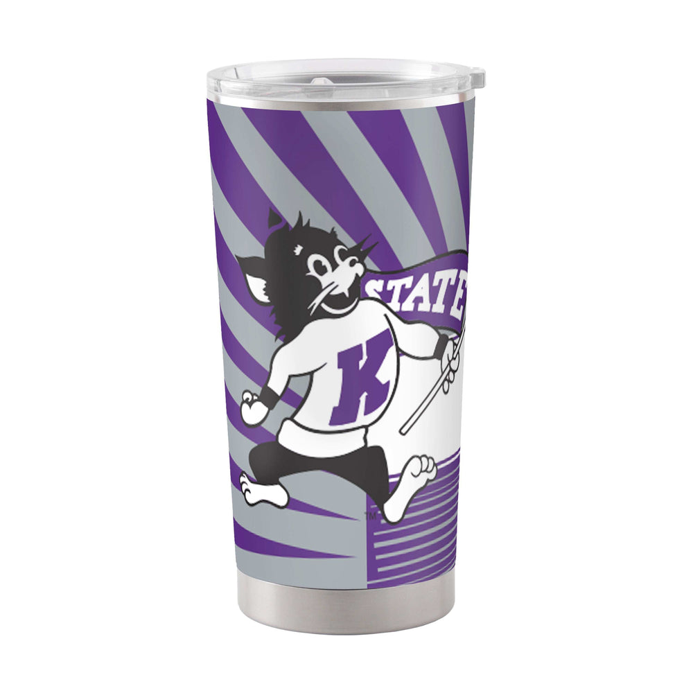 Kansas State 20oz Mascot Stainless Tumbler - Logo Brands - Flyclothing LLC