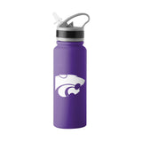 Kansas State 25oz Logo Single Wall Flip Top Bottle - Logo Brands - Flyclothing LLC