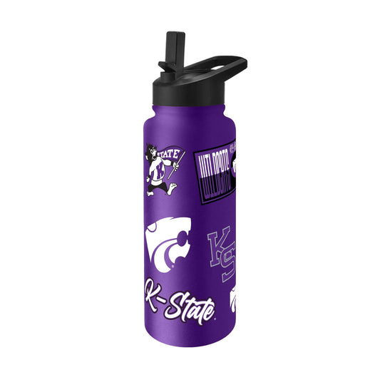 Kansas State 34oz Dreamweave Quencher Bottle - Logo Brands - Flyclothing LLC