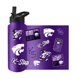 Kansas State 34oz Dreamweave Quencher Bottle - Logo Brands - Flyclothing LLC