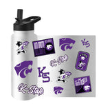 Kansas State 34oz White Dreamweave Quencher Bottle - Logo Brands - Flyclothing LLC