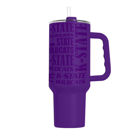 Kansas State 40oz Replay Powder Coat Tumbler - Logo Brands - Flyclothing LLC