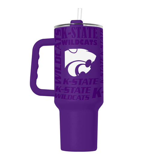 Kansas State 40oz Replay Powder Coat Tumbler - Logo Brands - Flyclothing LLC