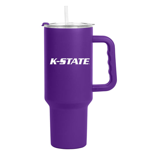 Kansas State 40oz Flipside Powder Coat Tumbler - Logo Brands - Flyclothing LLC
