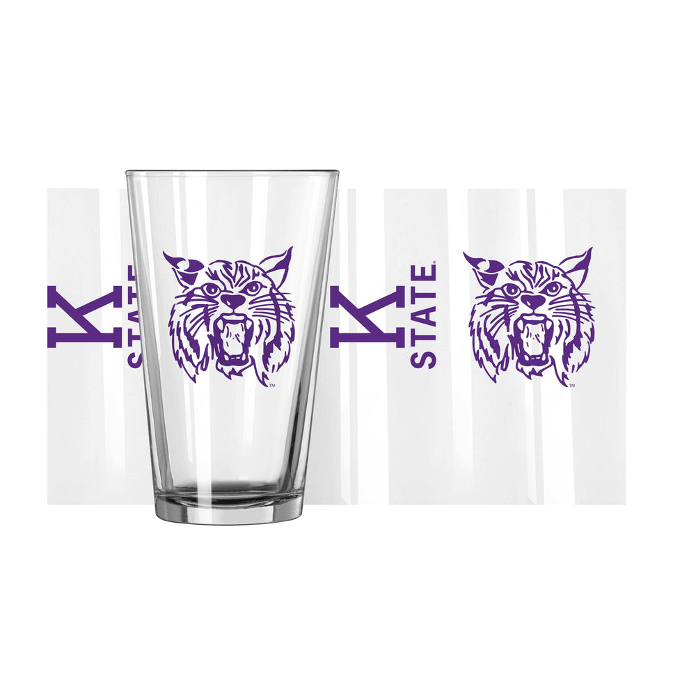 Kansas State Vault 16oz Gameday Pint Glass - Logo Brands - Flyclothing LLC
