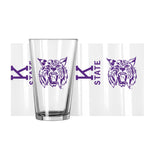 Kansas State Vault 16oz Gameday Pint Glass - Logo Brands - Flyclothing LLC