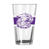 Kansas State Vault 16oz Stripe Pint Glass - Logo Brands - Flyclothing LLC