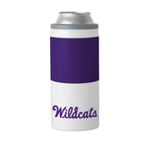 Kansas State Vault 12oz Colorblock Slim Can Coolie - Logo Brands - Flyclothing LLC