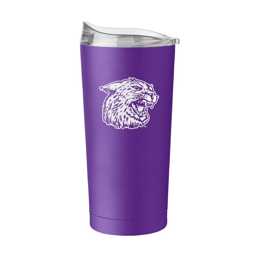 Kansas State Vault 20oz Logo Powder Coat Tumbler - Logo Brands - Flyclothing LLC