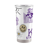 Kansas State Vault 20oz Native Stainless Tumbler - Logo Brands - Flyclothing LLC