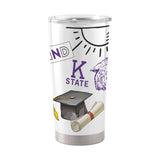 Kansas State Vault 20oz Native Stainless Tumbler - Logo Brands - Flyclothing LLC