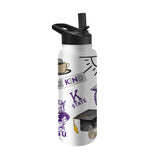 Kansas State Vault 34oz Native Quencher Bottle - Logo Brands - Flyclothing LLC