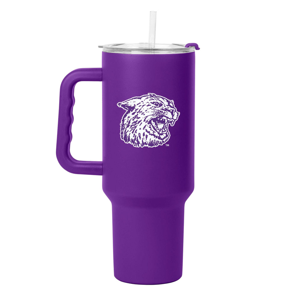 Kansas State Vault 40oz Flipside Powder Coat Tumbler - Logo Brands - Flyclothing LLC