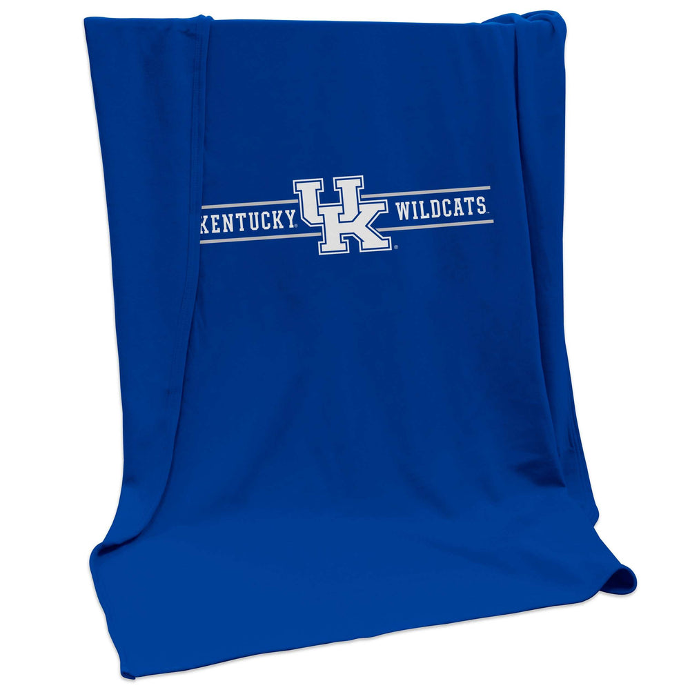 Kentucky Campus Colors Sweatshirt Blanket (Screened) - Logo Brands - Flyclothing LLC
