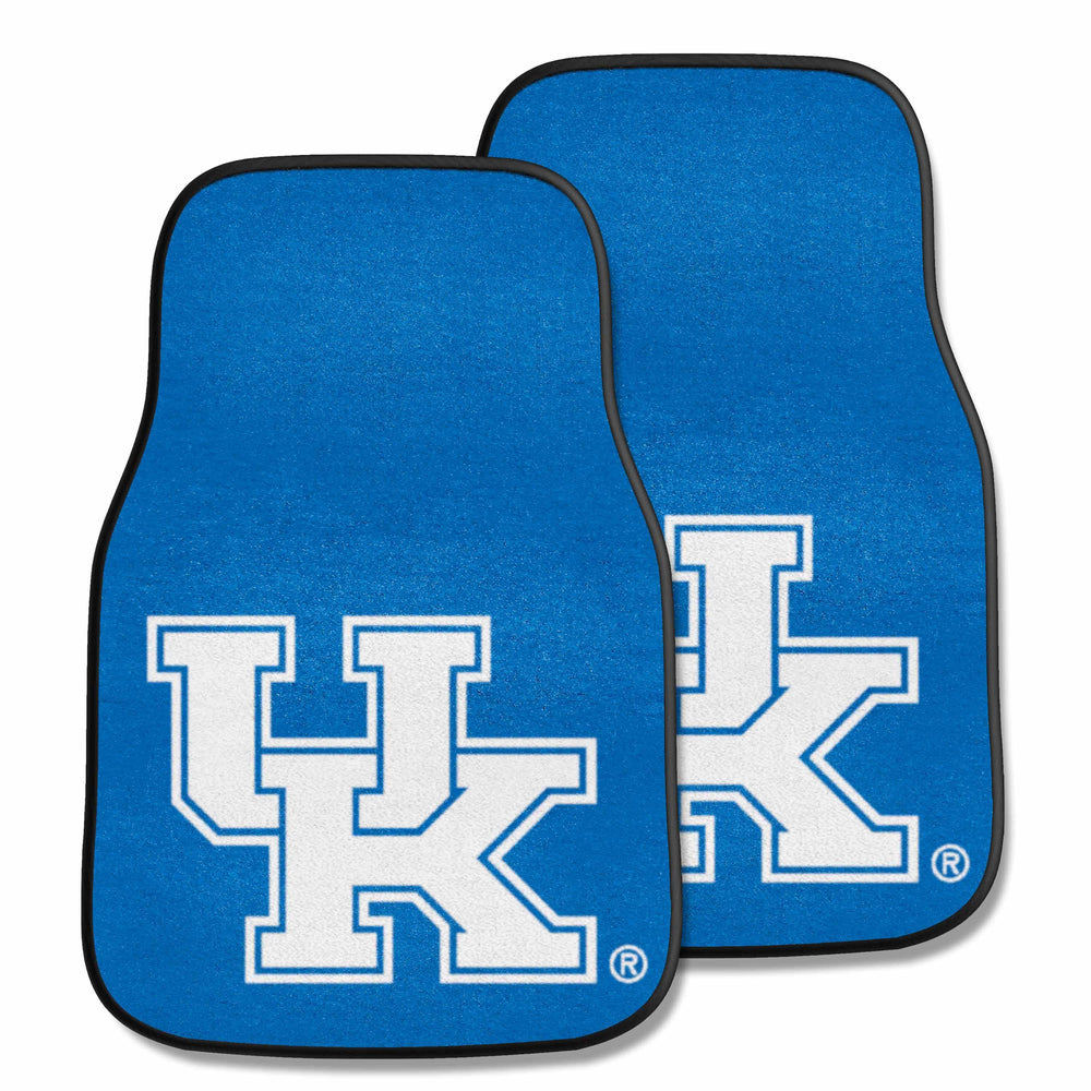 University of Kentucky 2-pc Carpet Car Mat Set - Logo Brands - Flyclothing LLC