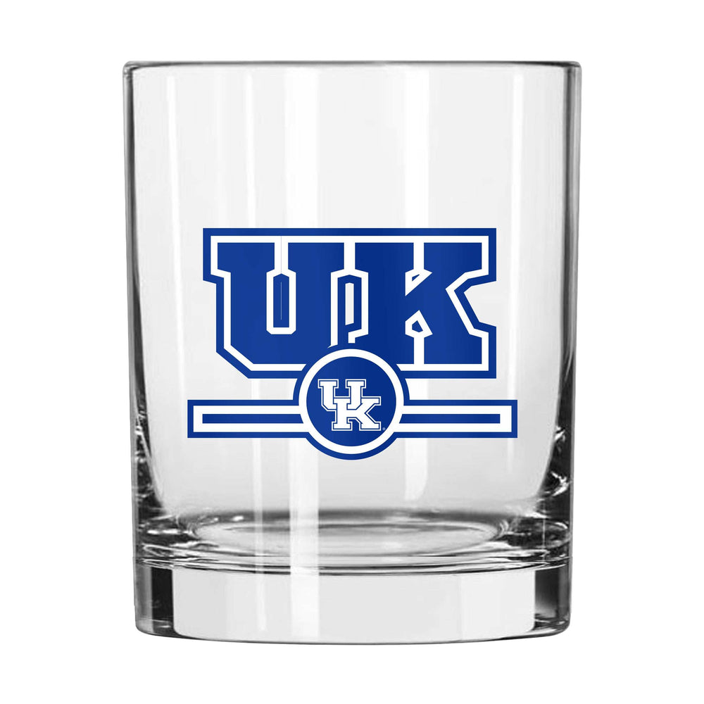 Kentucky 14oz Letterman Rocks Glass - Logo Brands - Flyclothing LLC
