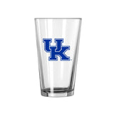 Kentucky 16oz Logo Pint Glass - Logo Brands - Flyclothing LLC