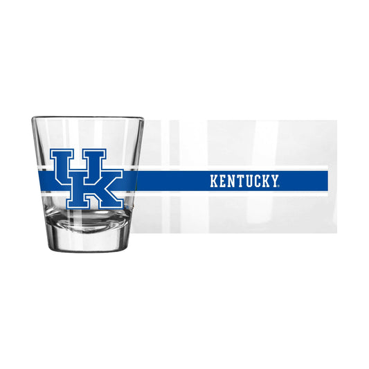 Kentucky 2oz Stripe Shot Glass - Logo Brands - Flyclothing LLC