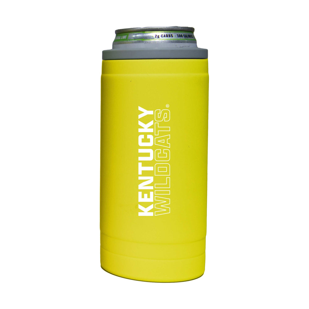 Kentucky 12oz Cru Stacked Soft Touch Slim Coolie - Logo Brands - Flyclothing LLC