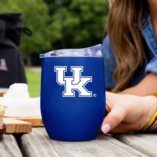 Kentucky 16oz Gameday Stainless Curved Beverage - Logo Brands - Flyclothing LLC