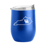Kentucky 16oz State Outline Powder Coat Curved Beverage - Logo Brands - Flyclothing LLC