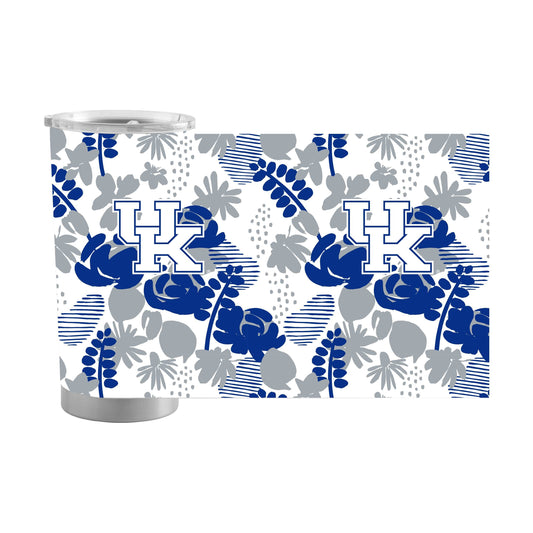 Kentucky 20oz Floral Stainless Steel Tumbler - Logo Brands - Flyclothing LLC