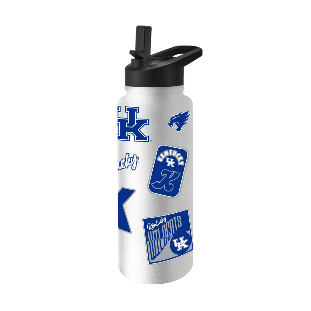 Kentucky 34oz White Dreamweave Quencher Bottle - Logo Brands - Flyclothing LLC