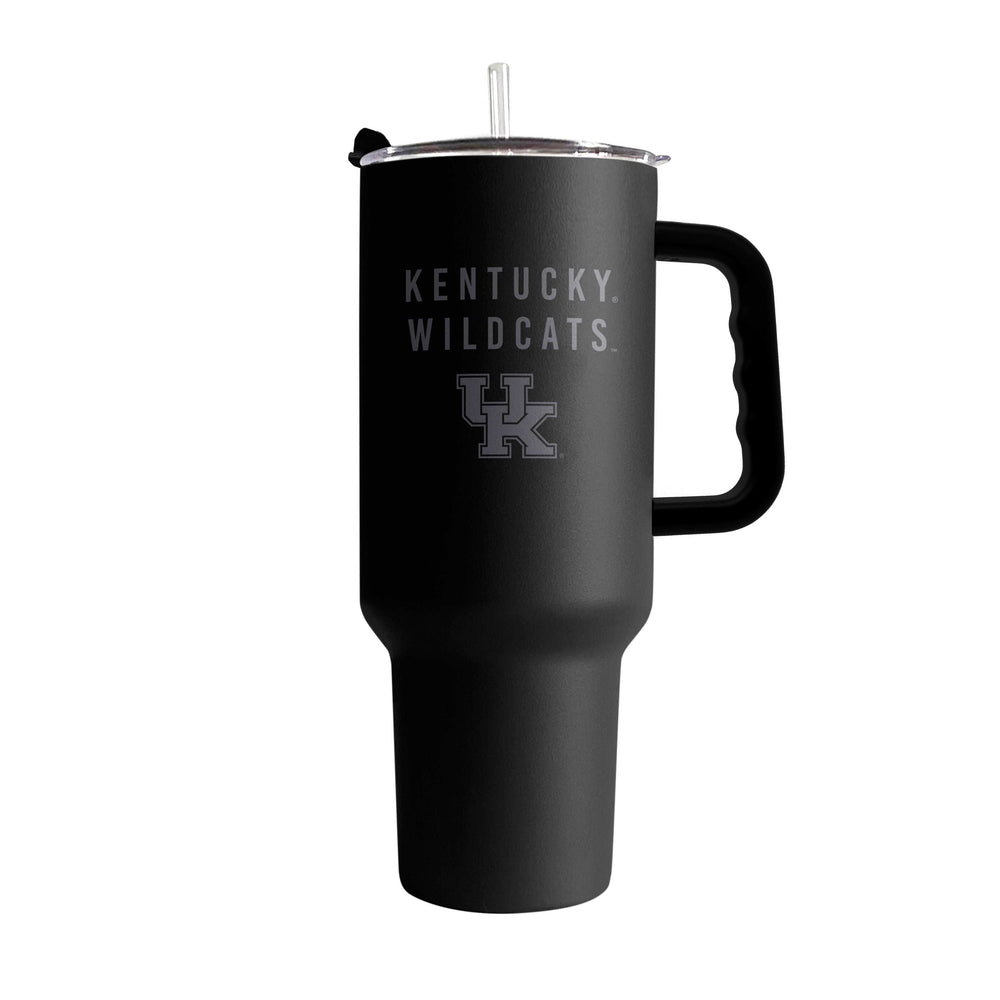 Kentucky 40oz Black Tonal Powder Coat Tumbler - Logo Brands - Flyclothing LLC