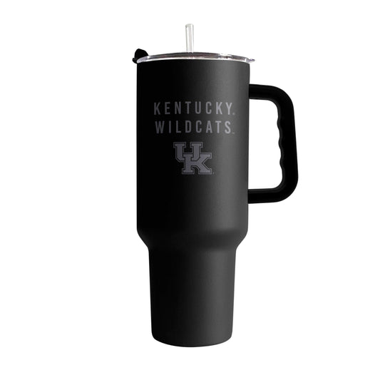 Kentucky 40oz Black Tonal Powder Coat Tumbler - Logo Brands - Flyclothing LLC