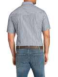 Men's Ely Cattleman Short Sleeve Stripe Western Snap Shirt - Ely Cattleman - Flyclothing LLC
