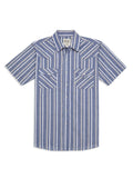 Men's Ely Cattleman Short Sleeve Stripe Western Snap Shirt - Ely Cattleman - Flyclothing LLC