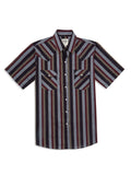 Men's Ely Cattleman Short Sleeve Stripe Western Snap Shirt - Ely Cattleman - Flyclothing LLC