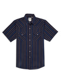 Men's Ely Cattleman Short Sleeve Stripe Western Snap Shirt - Ely Cattleman - Flyclothing LLC