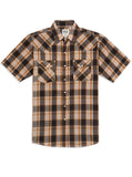 Men's Ely Cattleman Short Sleeve Plaid Western Snap Shirt - Ely Cattleman - Flyclothing LLC