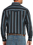 Men's Ely Cattleman Long Sleeve Stripe Western Snap Shirt - Ely Cattleman - Flyclothing LLC