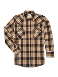 Men's Ely Cattleman Long Sleeve Plaid Western Snap Shirt - Ely Cattleman - Flyclothing LLC
