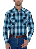 Men's Ely Cattleman Long Sleeve Plaid Western Snap Shirt - Ely Cattleman - Flyclothing LLC