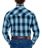 Men's Ely Cattleman Long Sleeve Plaid Western Snap Shirt - Ely Cattleman - Flyclothing LLC