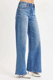 RISEN Full Size High Rise Wide Leg Jeans Plus Size - Trendsi - Flyclothing LLC