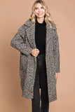 Culture Code Full Size Lapel Collar Double Breast Teddy Coat - Trendsi - Flyclothing LLC